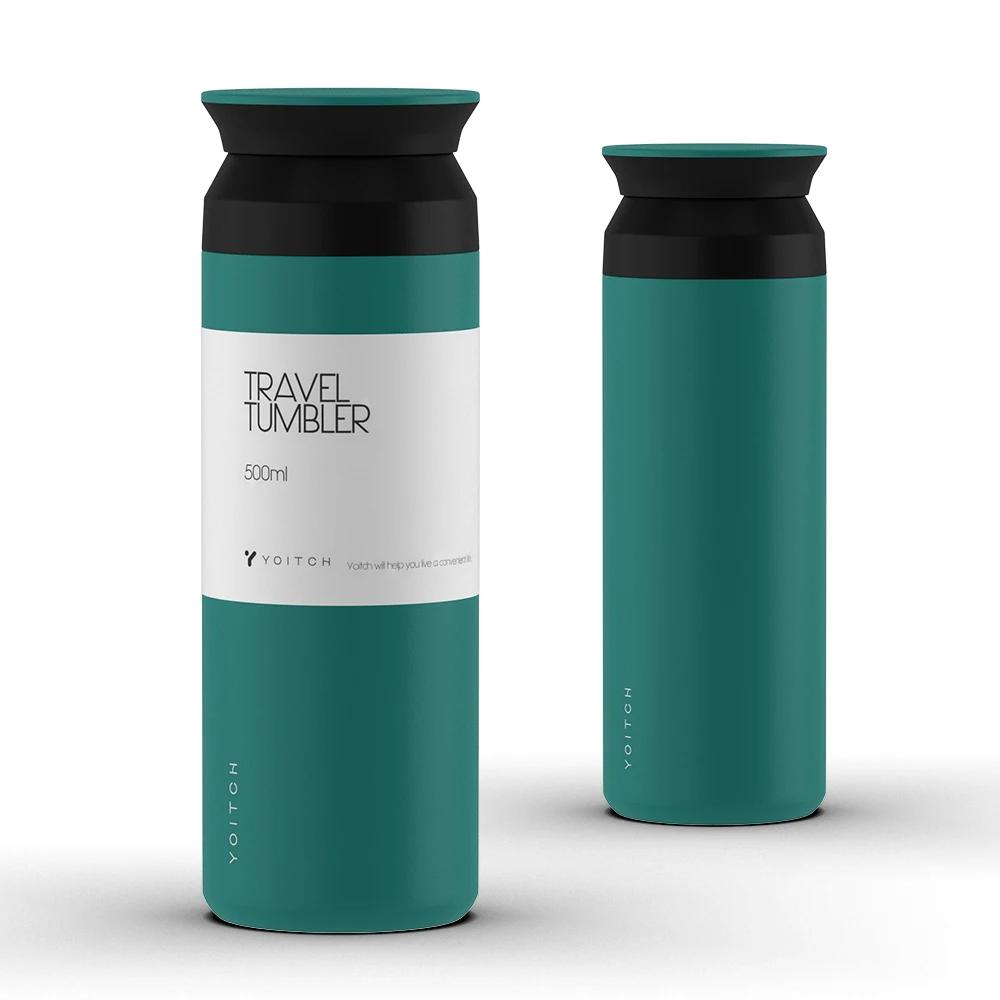 요이치 500ml 진공 보온 보냉 손잡이 레이크 텀블러