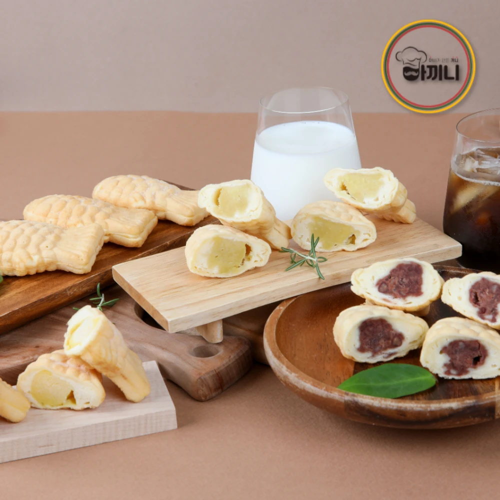 [아끼니]우리밀슈크림붕어빵500G x 2팩