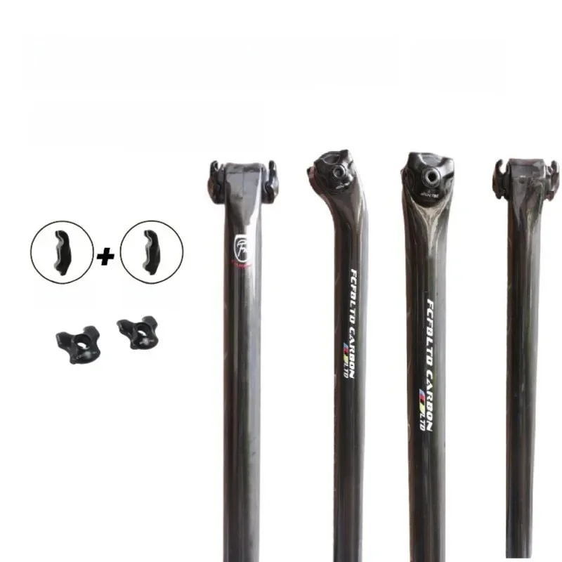 AliExpress T1000 Full Carbon Seatpost FCFB MTB/Road Bike Seatpost 27.2/30.9/31.6mm 0/20Degree Free Alloy Rail 7x9 7x7 suspension seatpost