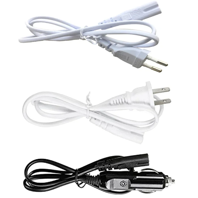 Boîte à déjeuner chauffante électrique 12V 24V 110V 220V, câble de remplacement pour voiture, prise ue US, chauffe-aliments, conteneur, fil chauffant, accessoires