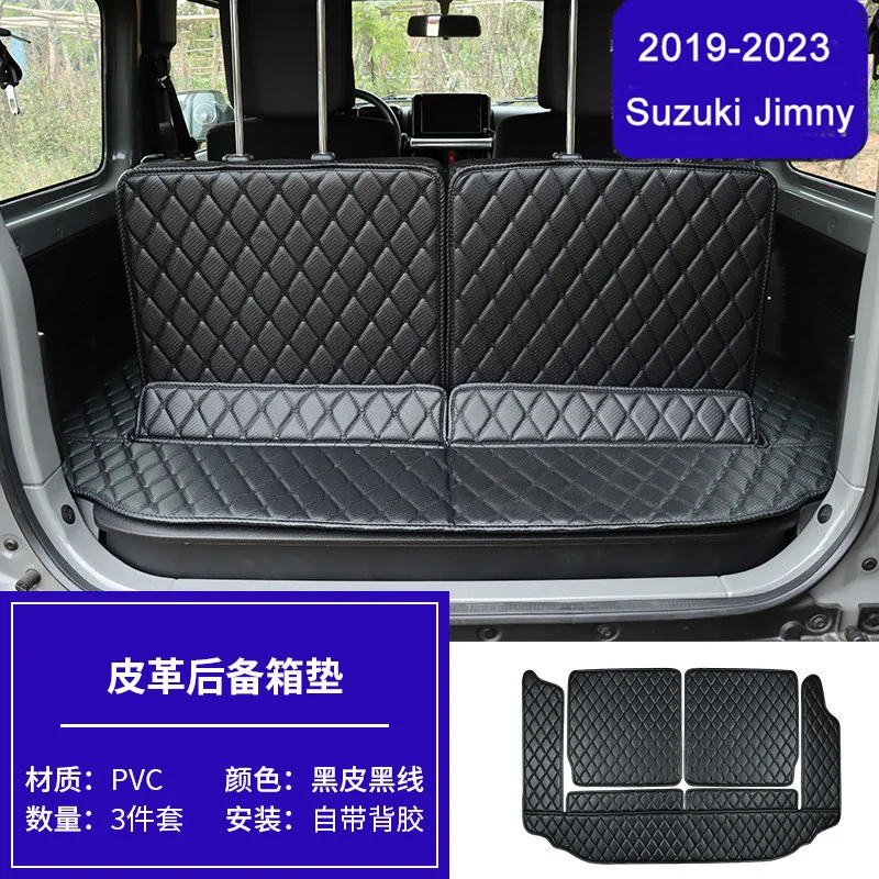 Luggage Mat For Jimny Sierra 2018-2023 JB64 JB64W JB74 JB74W Cargo Boot Liner Tray Rear Trunk Floor Mat For Suzuki Jimny