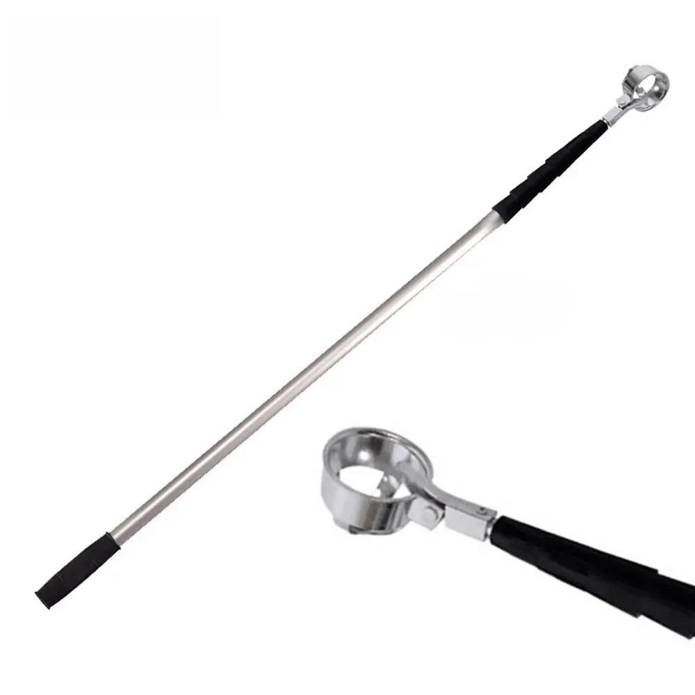 PGM Golf Ball Pick Up Tools Teleskopowy odkurzacz do piłek golfowych Retracted Golf Pick up Automatyczna blokada Scoop Picker LQQ001 — zdjęcie 2
