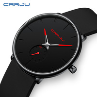 CRRJU New Business Mens Watches Top Brand Luxury Watch For Men Waterproof Clock Sport Watch Relogio Masculino