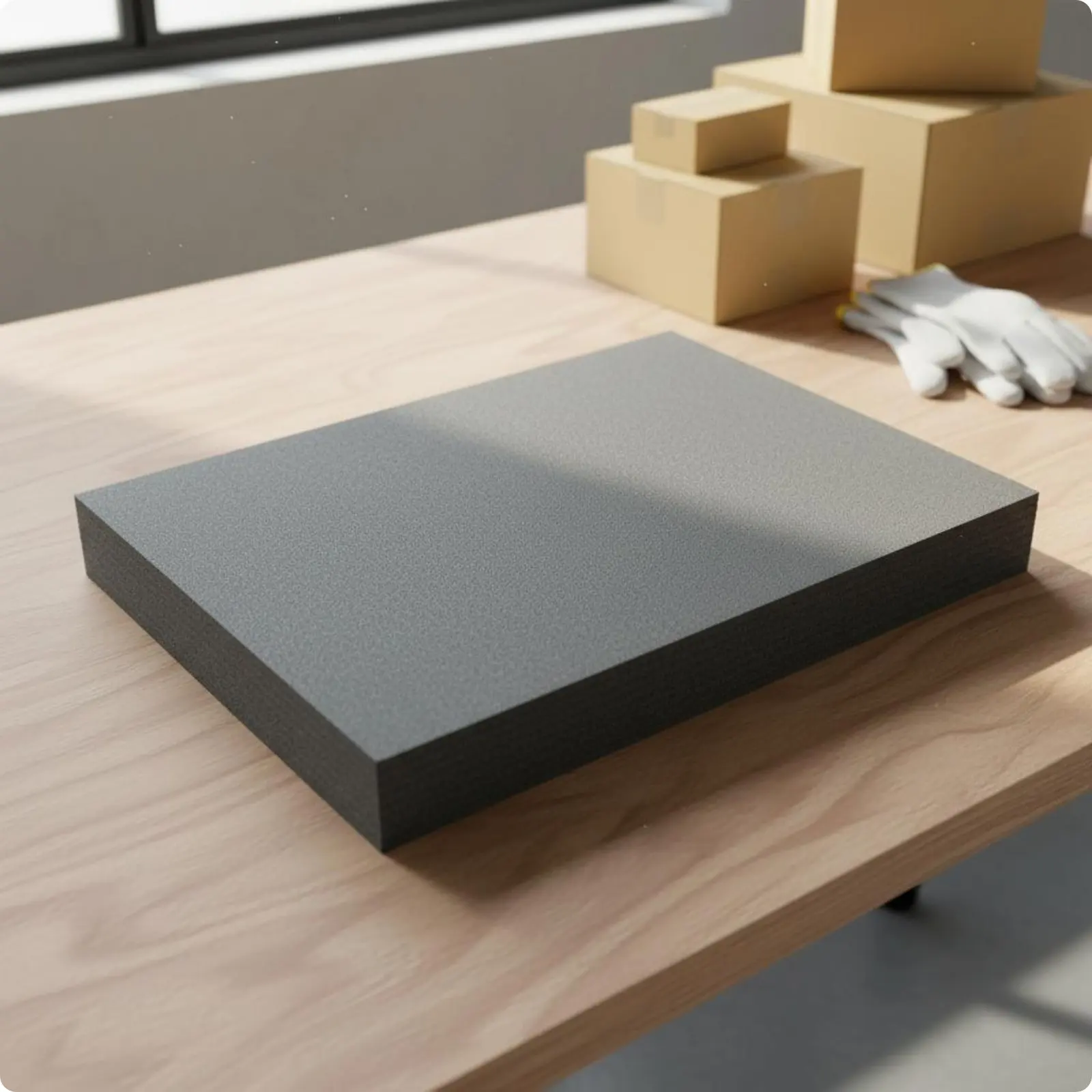 1 PC Shock Absorption Expanded Polyethylene Foam Sheet for Drawers Soft Touch Shockproof Insert for Furniture Protection