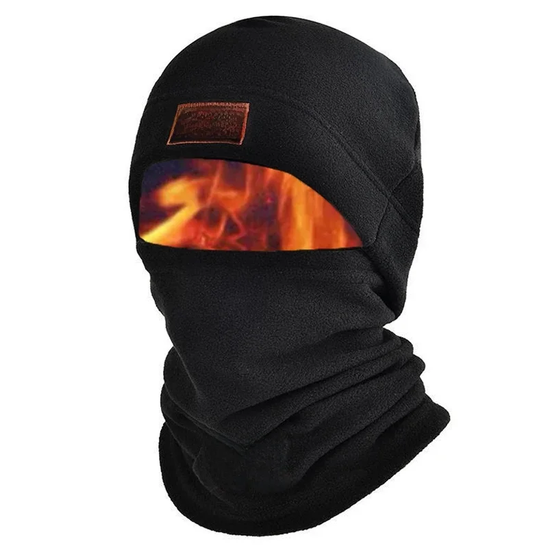 AliExpress Winter Warm Balaclava Motorcycle Hat Fleece Men Face Warmer Beanies Thermal Full Face Head Cover Outdoor Sport Cycling Scarf Cap