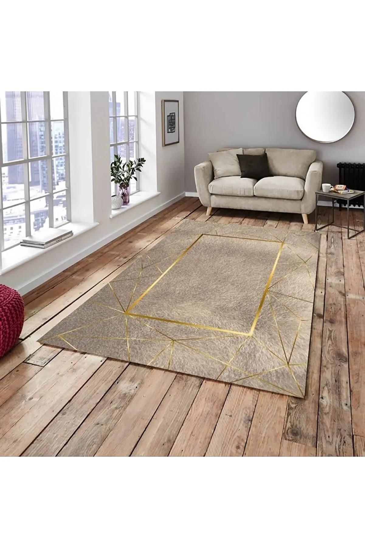 

EKOAVM Ideal Kadife 4 M2 And 6 M2 Seçenekli Wheel Carpet Cloth 198 ORT198 Stylish Washable Carpet Cover