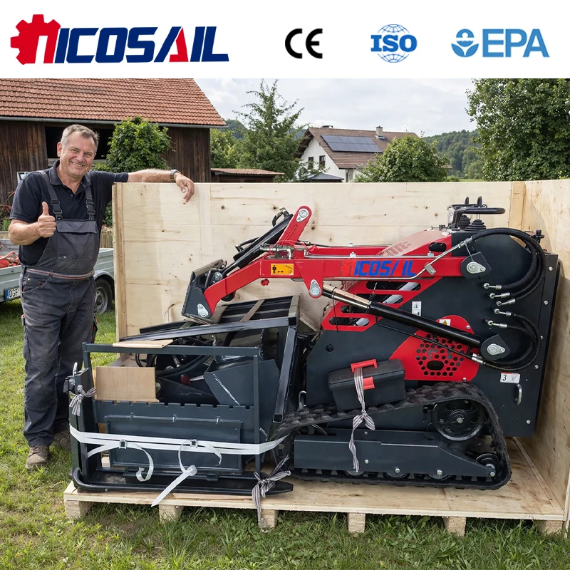 

Comfortable Operation Mini Tracked Steer Loader Deposit CE Euro 5 For Farm and Personal Use Customized Product