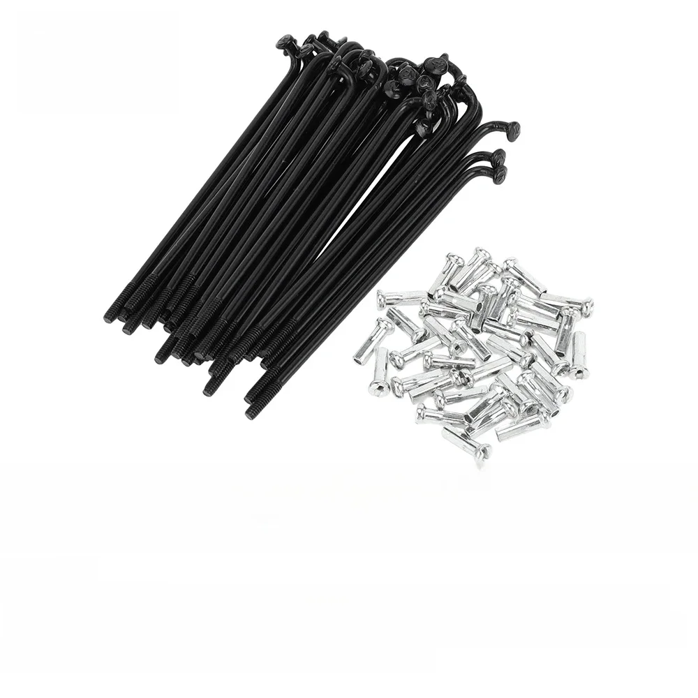 AliExpress X Autohaux X autohaux Bicycle Spokes Bike Wheel Spokes 14G 67mm 72mm 76mm 80mm 83mm 87mm 90mm 94mm 100mm 104mm 107mm Length Carbon Steel