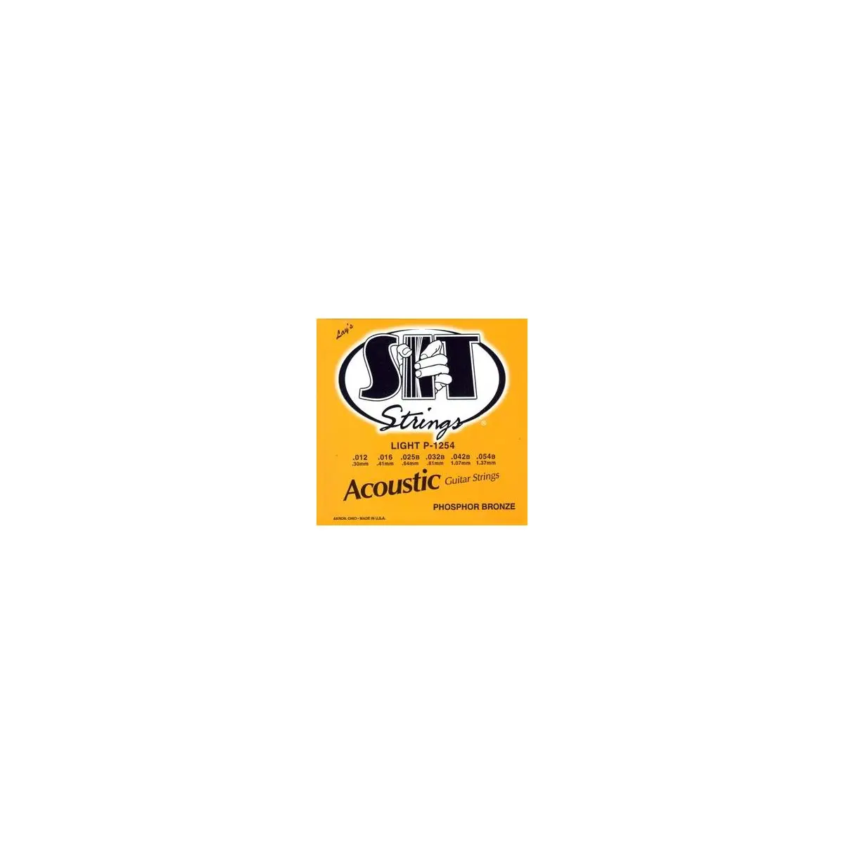 Strings for Acoustic Guitar S I T Acoustic Phosphor Bronze Light P-1254 12-54 – סקירת מיתרים לגיטרה אקוסטית
