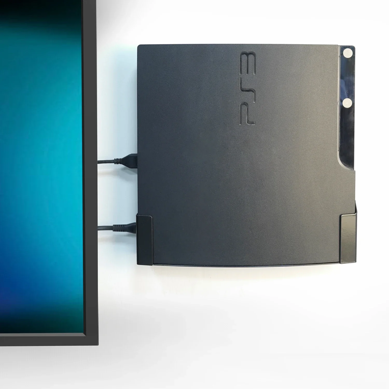 Monzlteck Support de montage mural pour PS3 Slim - Acier