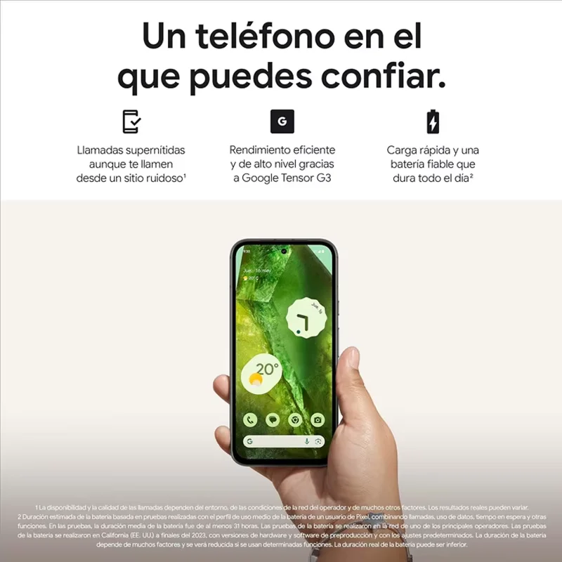 هاتف ذكي Google Pixel 8a AI ، كاميرا 64 ميجا بكسل ، شاشة من من من من من من من ، Google Tensor G3 mAh ، 8 جيجابايت ، بطارية جيغابايت