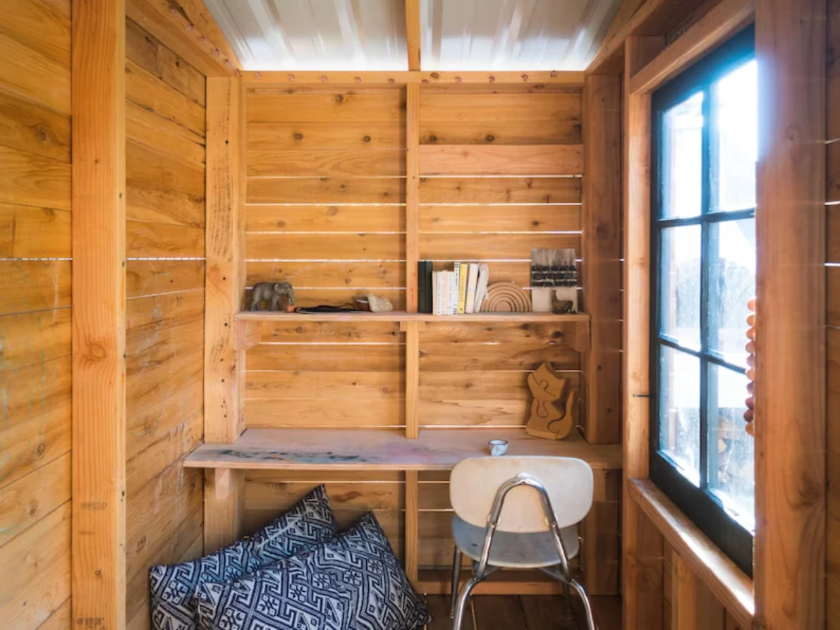 Modern Playhouse Plans (Printed Booklet) 4x8 Lean-To Design | DIY Kids Backyard Fort Blueprints | Outdoor Wood House Guide