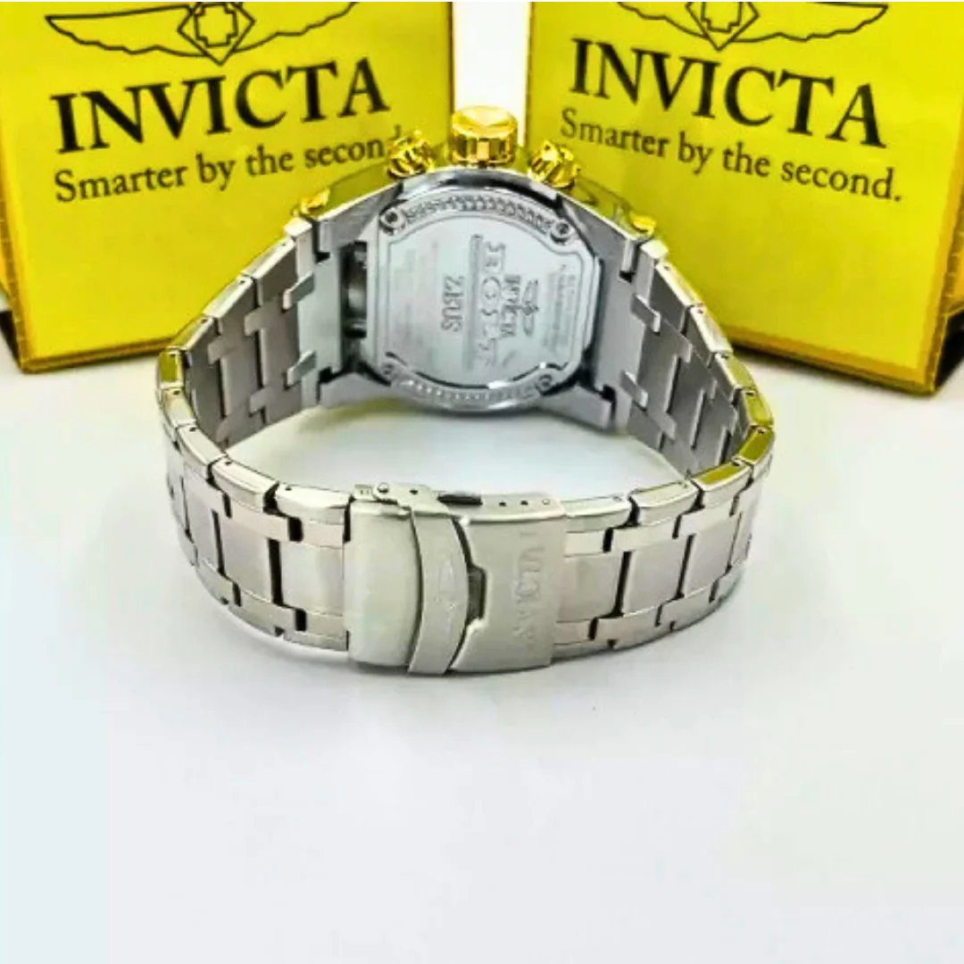Relógio Masculino Invicta Zeus Magnum Aço Inoxidável À Prova D'água Relógio Grande Robusto Enviado na Caixa Frete Rápido Brasil