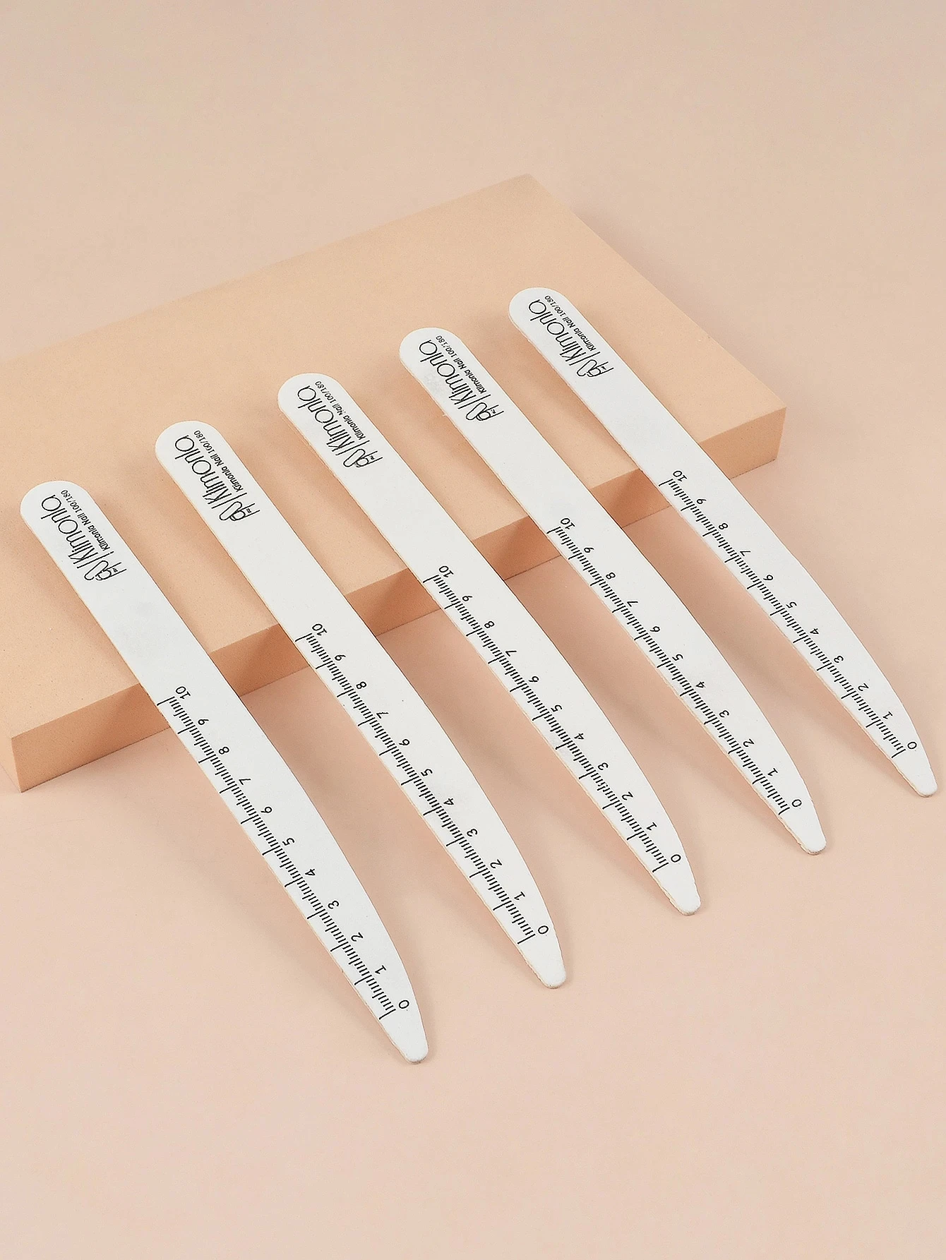 10/50/100 PCS Professional Scale Nail Files 100 180 Wooden White Nail Files Sandpaper For Nails Manicure Salon Tool Set
