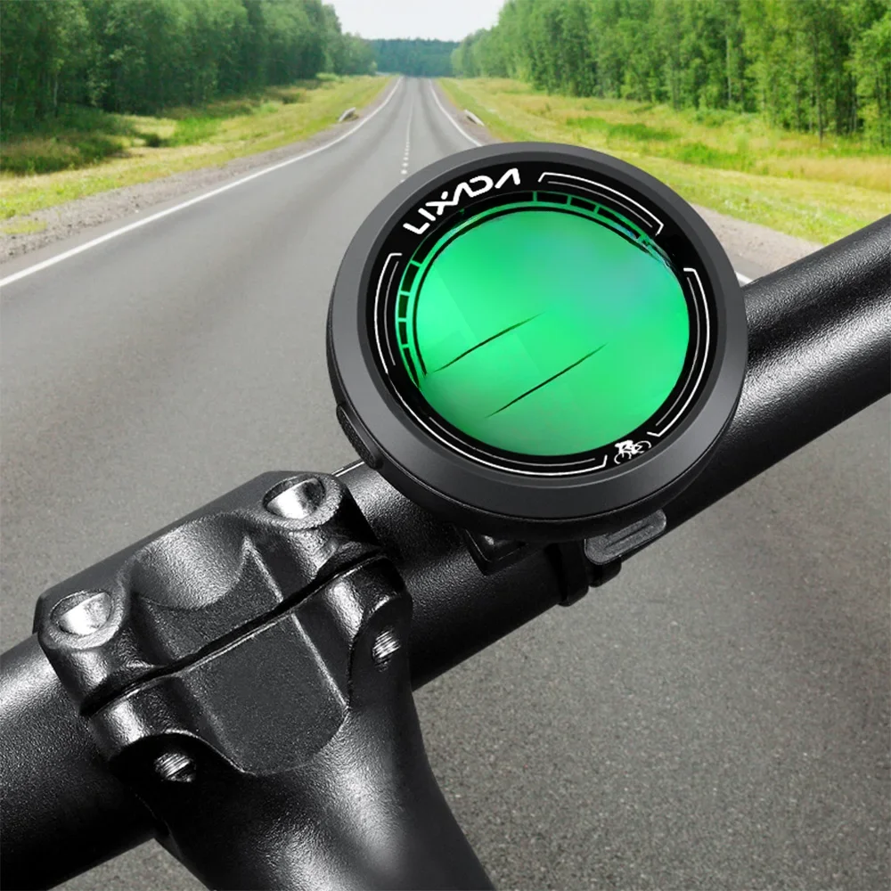 AliExpress Wired Bike Speedometer IP67 Waterproof Round Shaped Bike Computer Large LCD Dispaly Backlight Screen