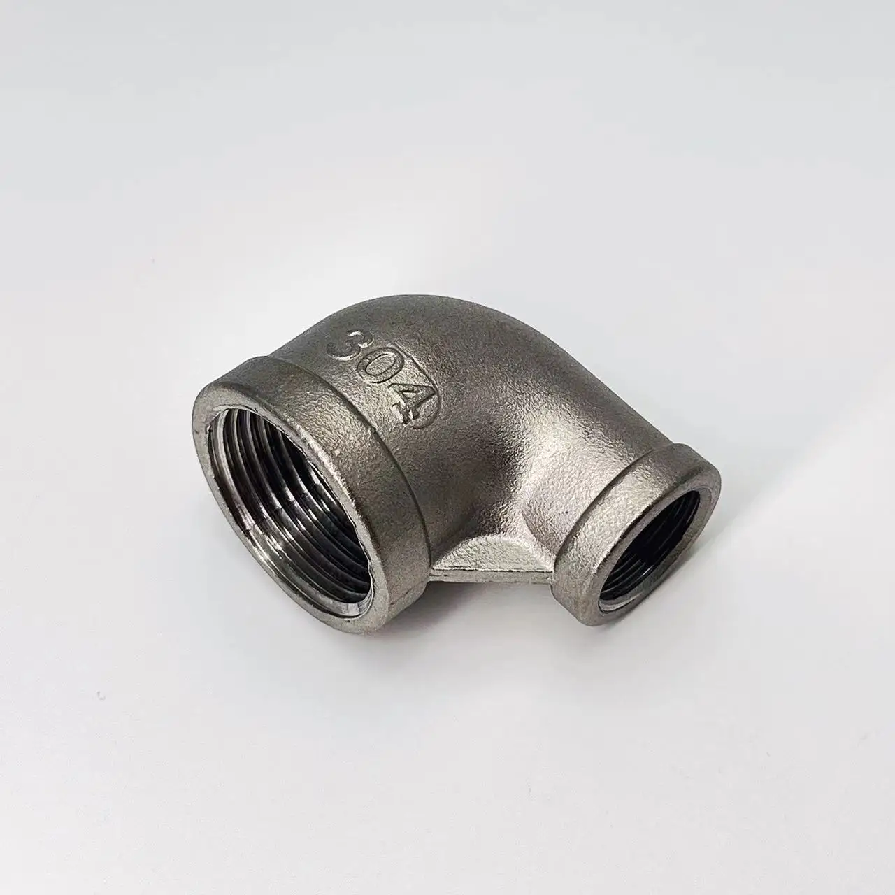 

304 Stainless Steel Cast Pipe Fittings, 90 Degree Elbow Reducing Elbow, 3/4" 1/2" Female Water Gas Air