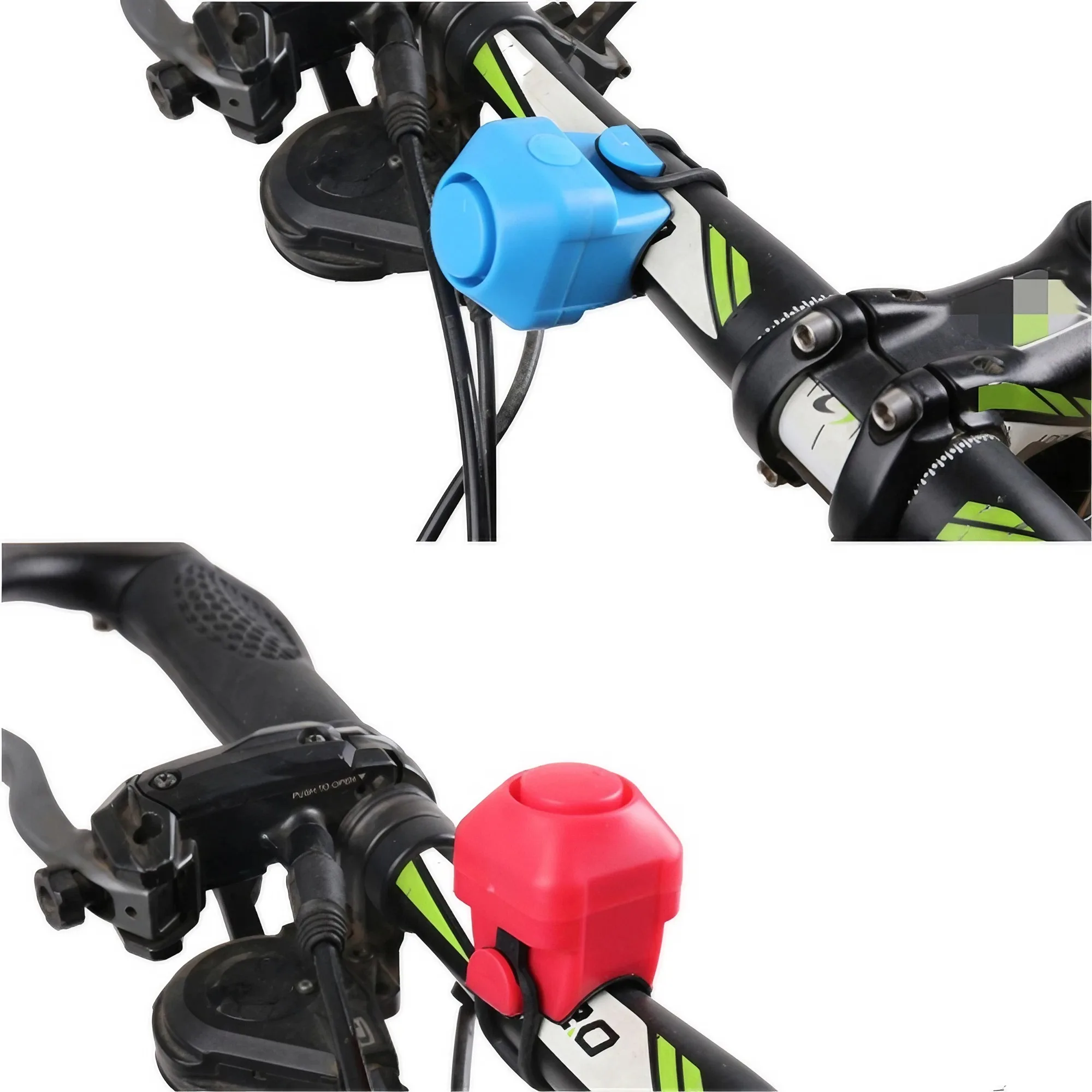 USB Bicycle Bell 130db Waterproof Cycling Bike Bells Rechargeable/Battery Electric Horn Mini Portable Cycling Handlebar Bell