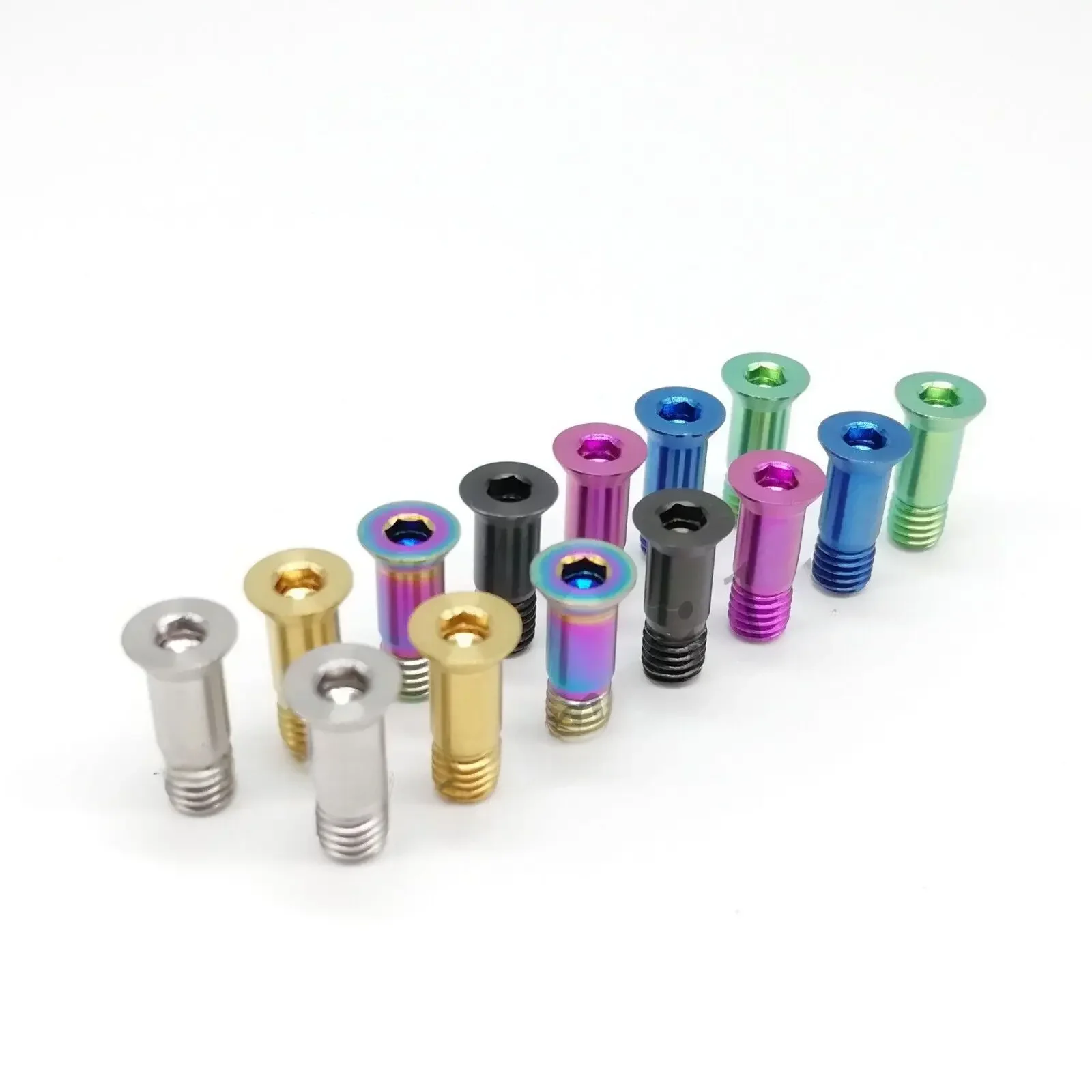 AliExpress Liumeili M5x14.2mm Bicycle Rear Derailleur Bolt Titanium Bolt Jockey Wheel Bolt MTB Bike Guide Roller Bolt Screw 2pcs