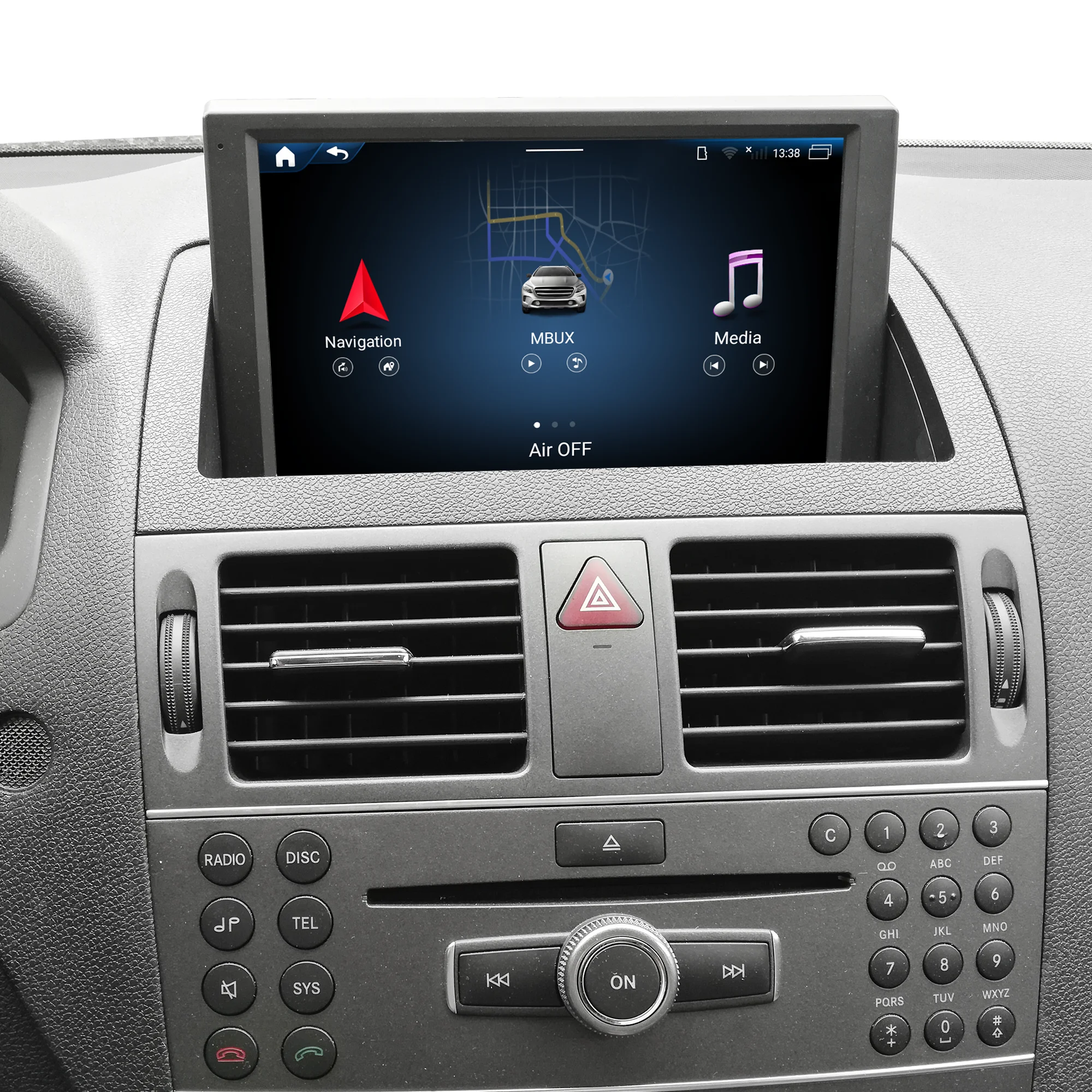 Android screen for Mercedes C Class W204 C204 C200 C220 C280 C350 2007 2008 - 2011 multimedia radio CarPlay navigation Spotify