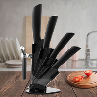 Ceramic Knives Set with Holder+Peeler 3 \