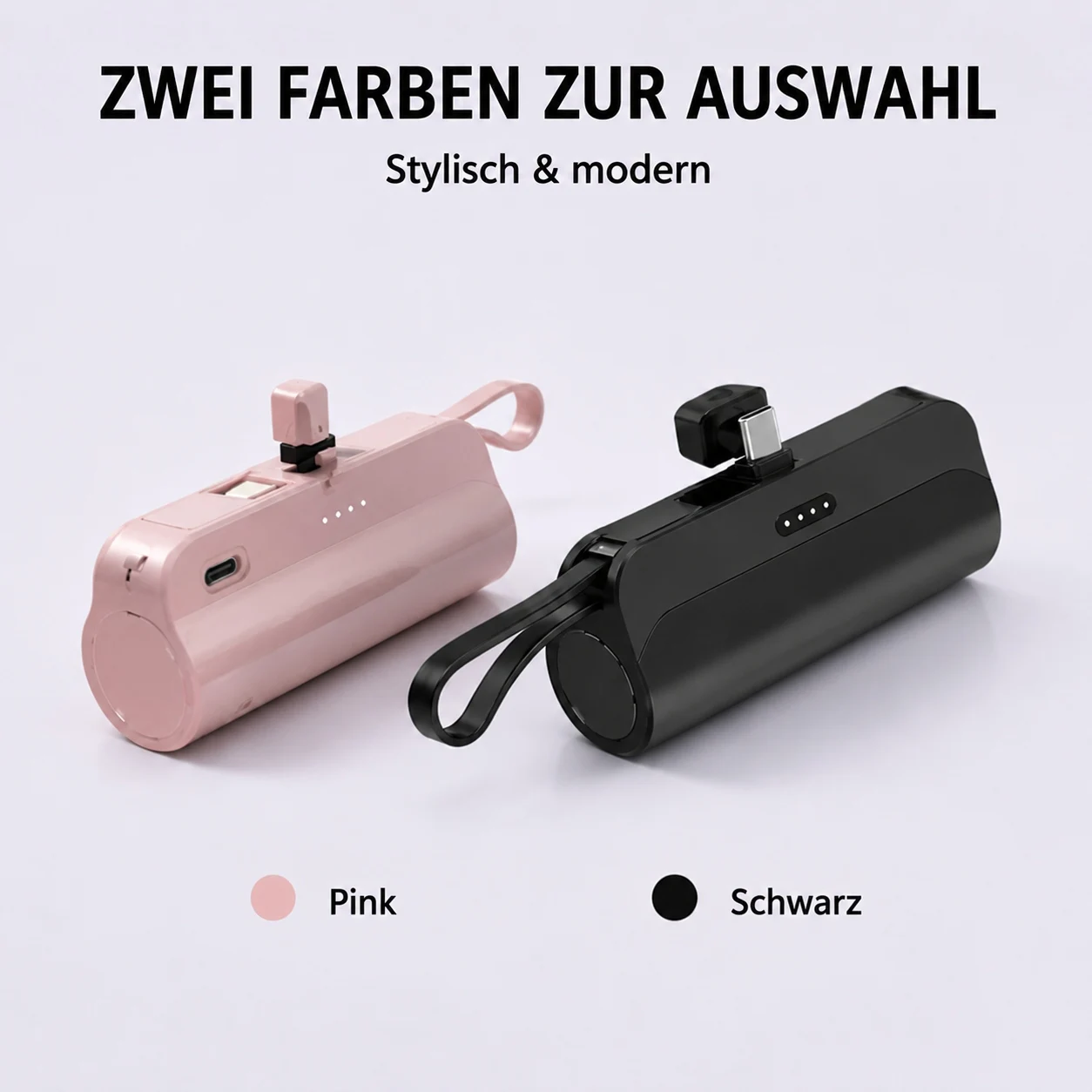 Power Bank Mini da 5000mAh, Ricarica Rapida 20W, Caricabatterie Portatile USB C per iPhone, Android, Samsung, Tablet