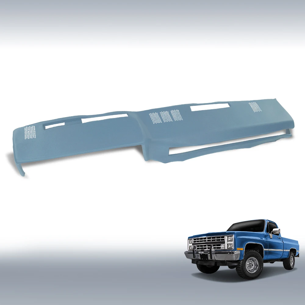 

Крышка приборной панели светло-голубого цвета, подходит для грузовиков Gmc Chevrolet 1981-1991 годов, ремонт приборной панели, новый, прочный, прочный