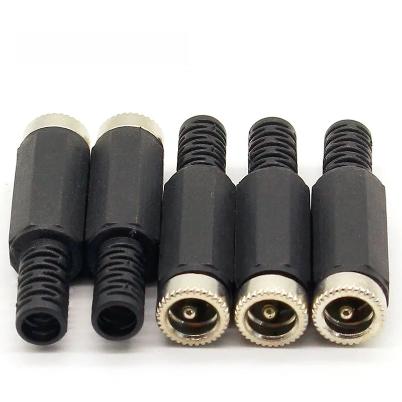 5 szt. 2,1 mm x 5,5 mm żeńskie gniazdo zasilania DC Adapter złącza typu jack — zdjęcie 2