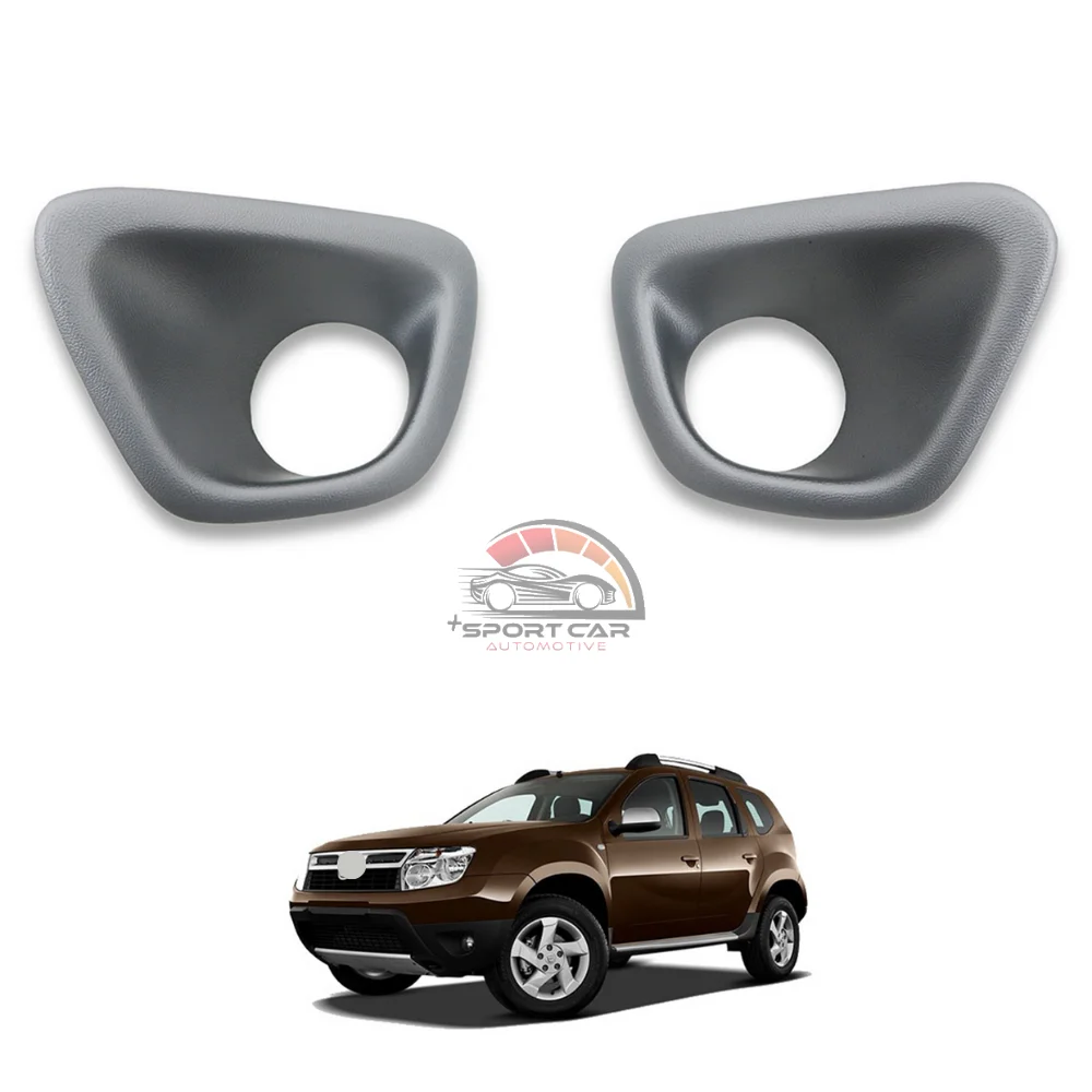 Dacia Duster Renault fog light chrome frame Set of 2 pieces ABS plastic easy installation waterproof top quality exterior accessory