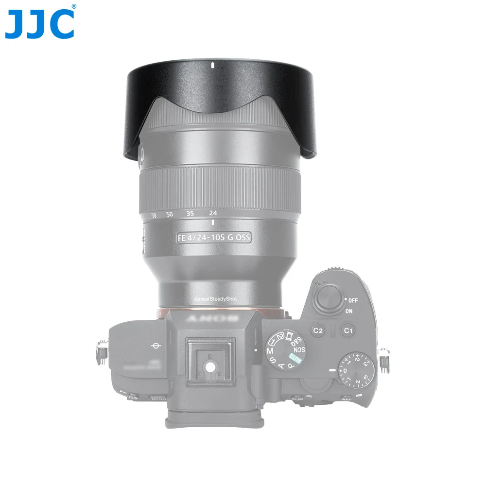 JJC Reversible FE 24-105mm Lens Hood Compatible With Sony FE 24-105mm F4 G OSS Lens Replaces Sony ALC-SH152