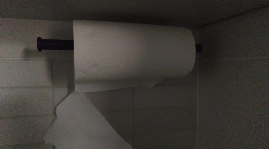 Kitchen Paper Towel Holder Adhesive Tissue Hanger Toilet Roll Paper Dispenser Cabinet Storage Napkin Rack Bathroom Accessories photo review