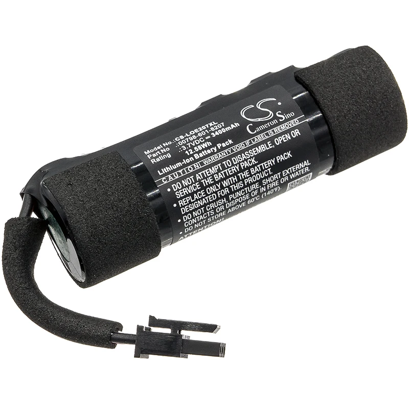 Replacement Battery for Logitech  UE Boom 2, UE Boom 2 Ultimate 00798-601-8207 3.7V/3400mAh