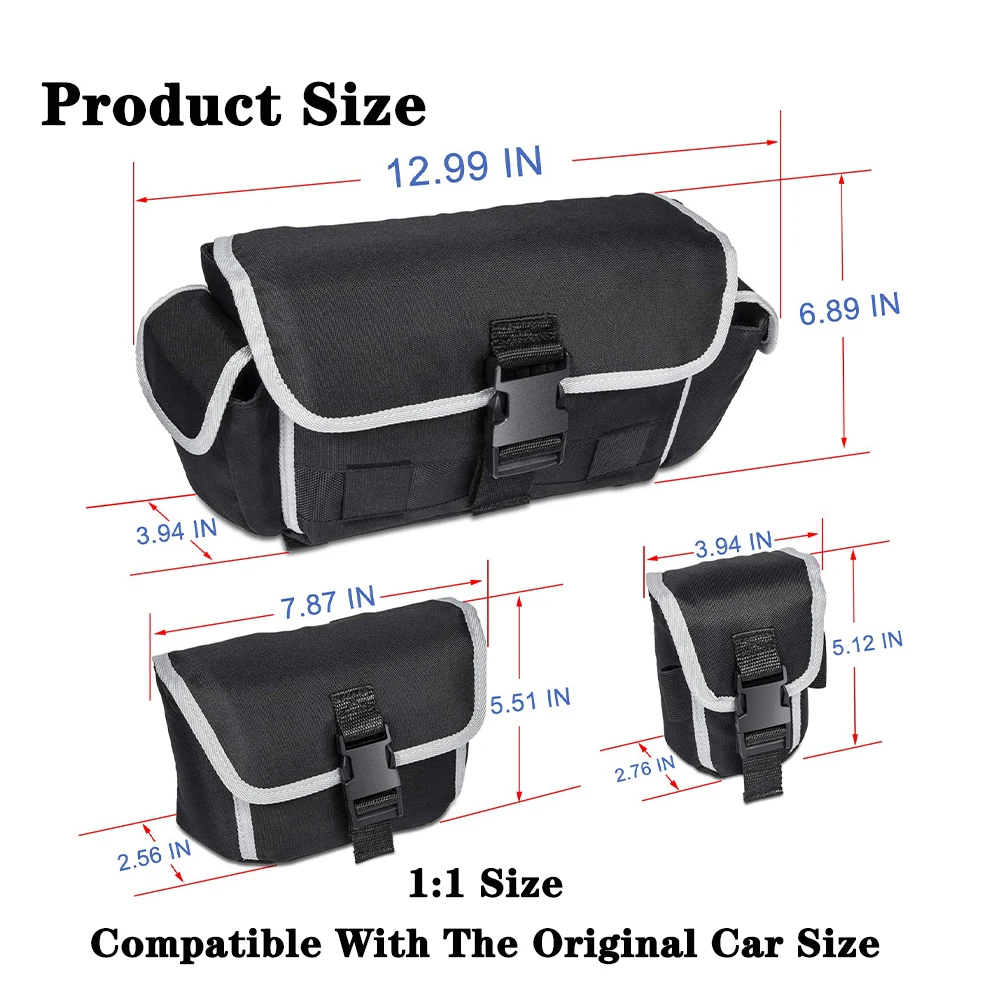 Car Storage Bag Tailgate Door Seatback Organizer for Jeep Wrangler TJ JK JL Gladiator JT Rubicon 1997-2023 Interior Accessories