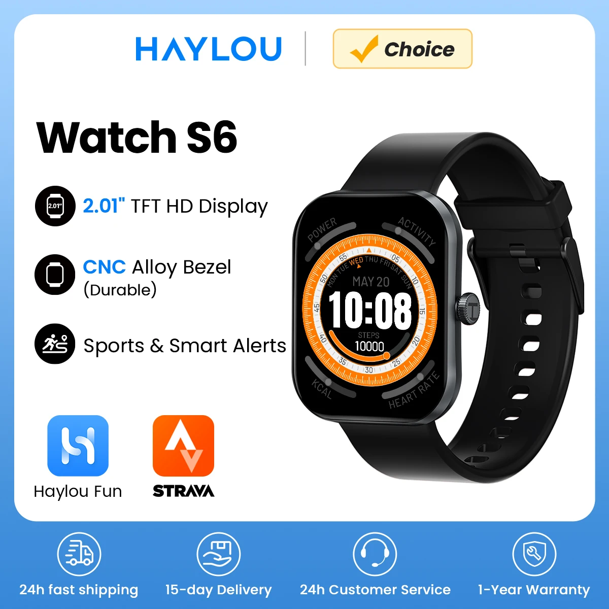 Haylou Watch S6 Voi…