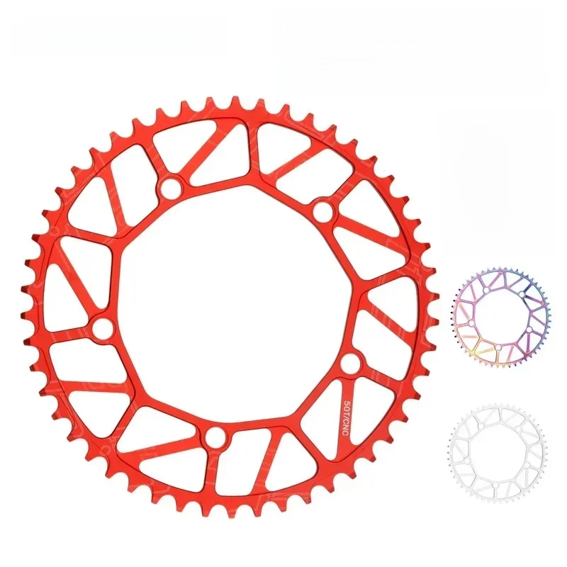 AliExpress LP Litepro 130 BCD Chainring ultralight Narrow Wide Teeth 46T 48T 50T 52T 56T 58T single Sprocket Hollow for Folding Bike