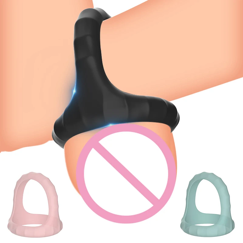 Penis Ring For Men Silicone Cock Ring Sex Toys For Man Delay Ejaculation Stronger Erection Lock Ring Erotic Toys In Couple