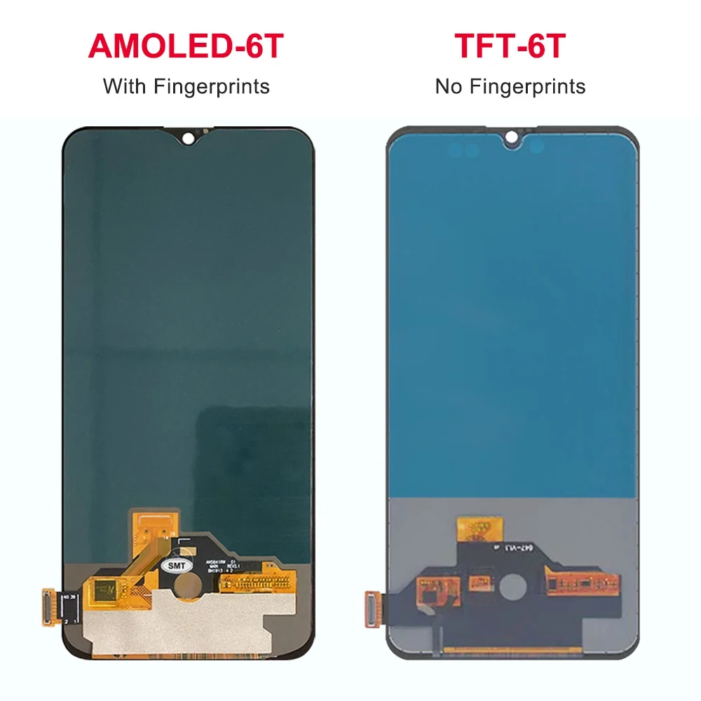 Screen Display for OnePlus 6T A6010 A6013 Lcd Display Digital Touch Screen with Frame Parts for OnePlus 6T Screen Replacement