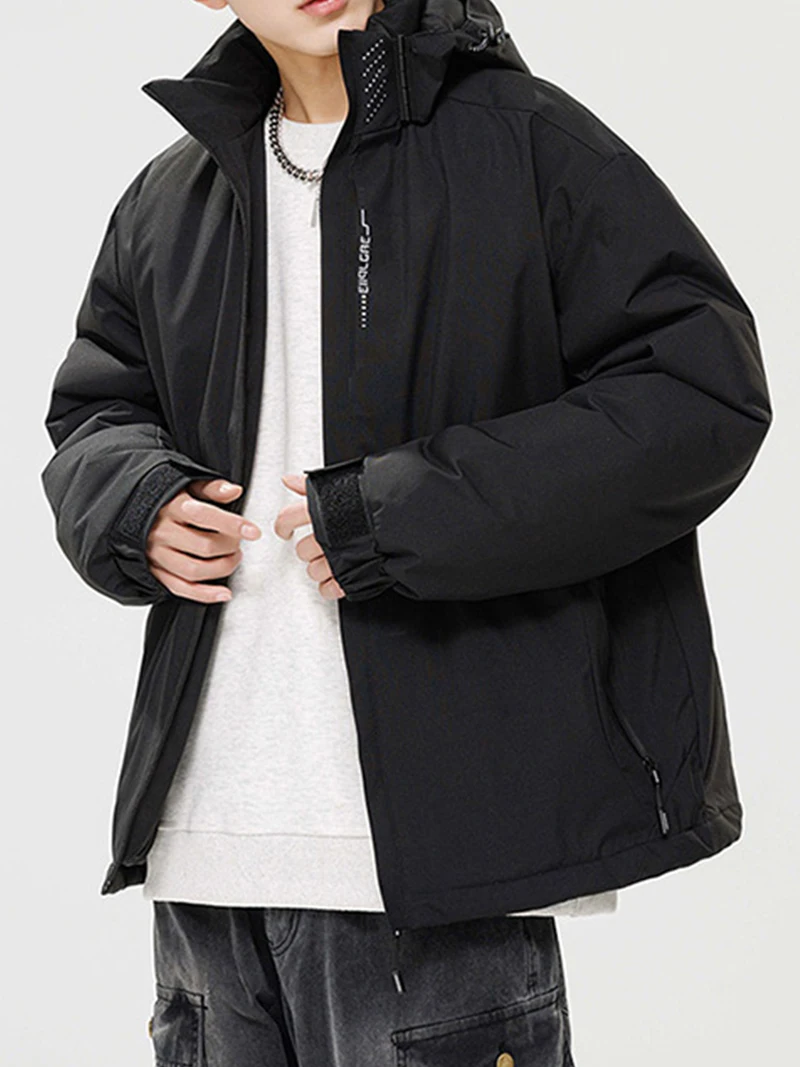 

Зимняя куртка мужская с капюшоном водонепроницаемая хлопковая стеганая куртка мужские пуховики повседневная одежда модная одежда мужская утепленная повседневная куртка