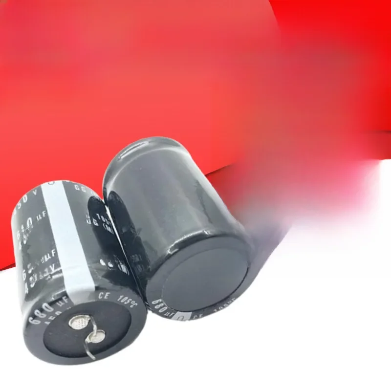 2 sztuk-10 sztuk 450V680UF wysokiej jakości aluminiowy kondensator elektrolityczny 680UF 450V 35*50MM — zdjęcie produktu 4