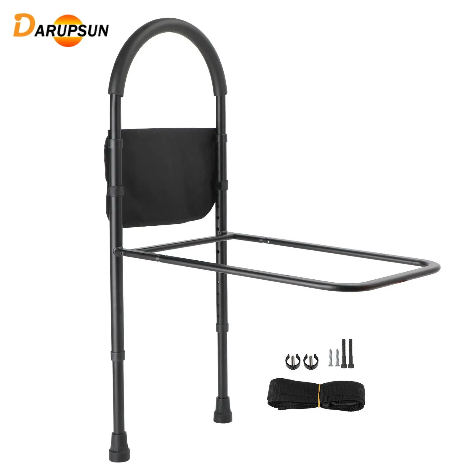 DARUPSUN Bed Rail Mobility Aid Guard Adjustable Assist Rail Grab Bar for Elderly Senior/Disabled