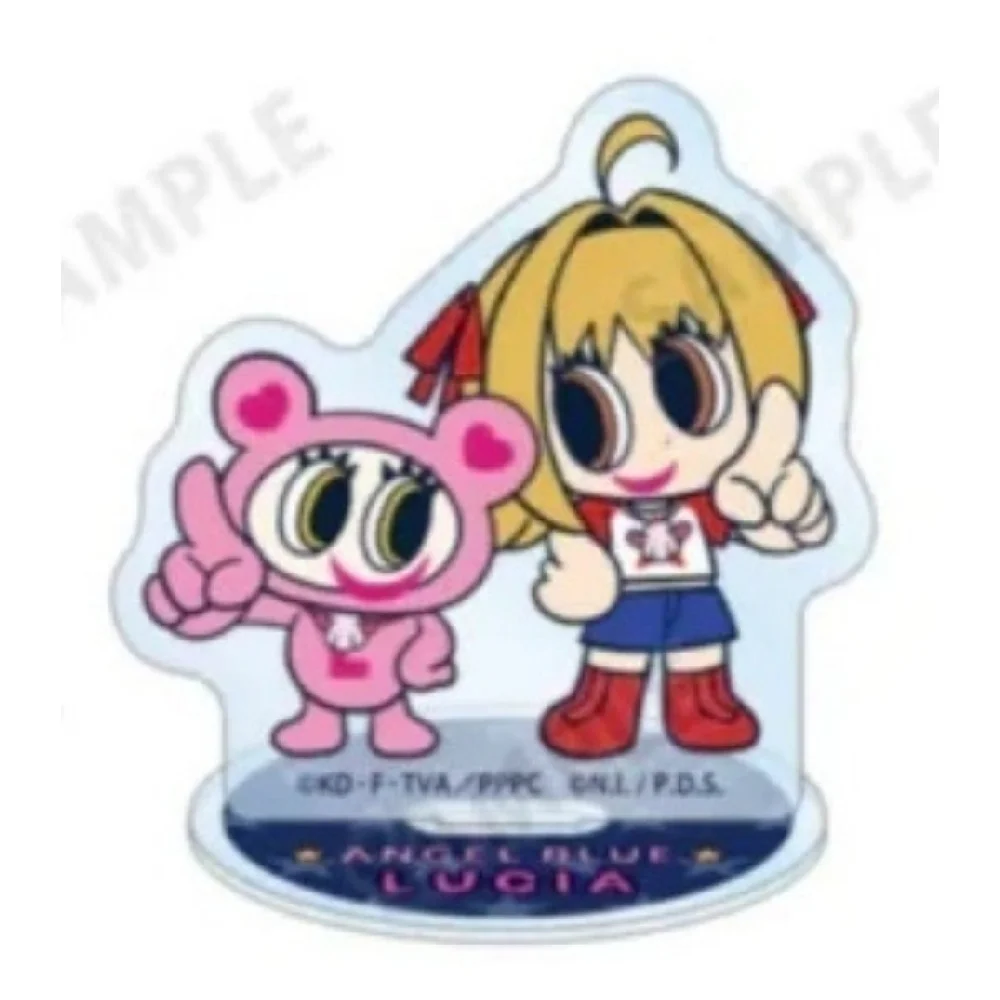 Anime Mermaid Melody Acrylic Stand Set Angel Blue Lucia Hanon Chibi Figure Itabag Backpack Decor Ornament Fans Gift Keychain