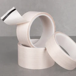 10M White PTFE Tape High Temperature Resistant Thermal Sealing Machine No Trace Tape Self-adhesive Waterproof Tapes Roll 0.13MM