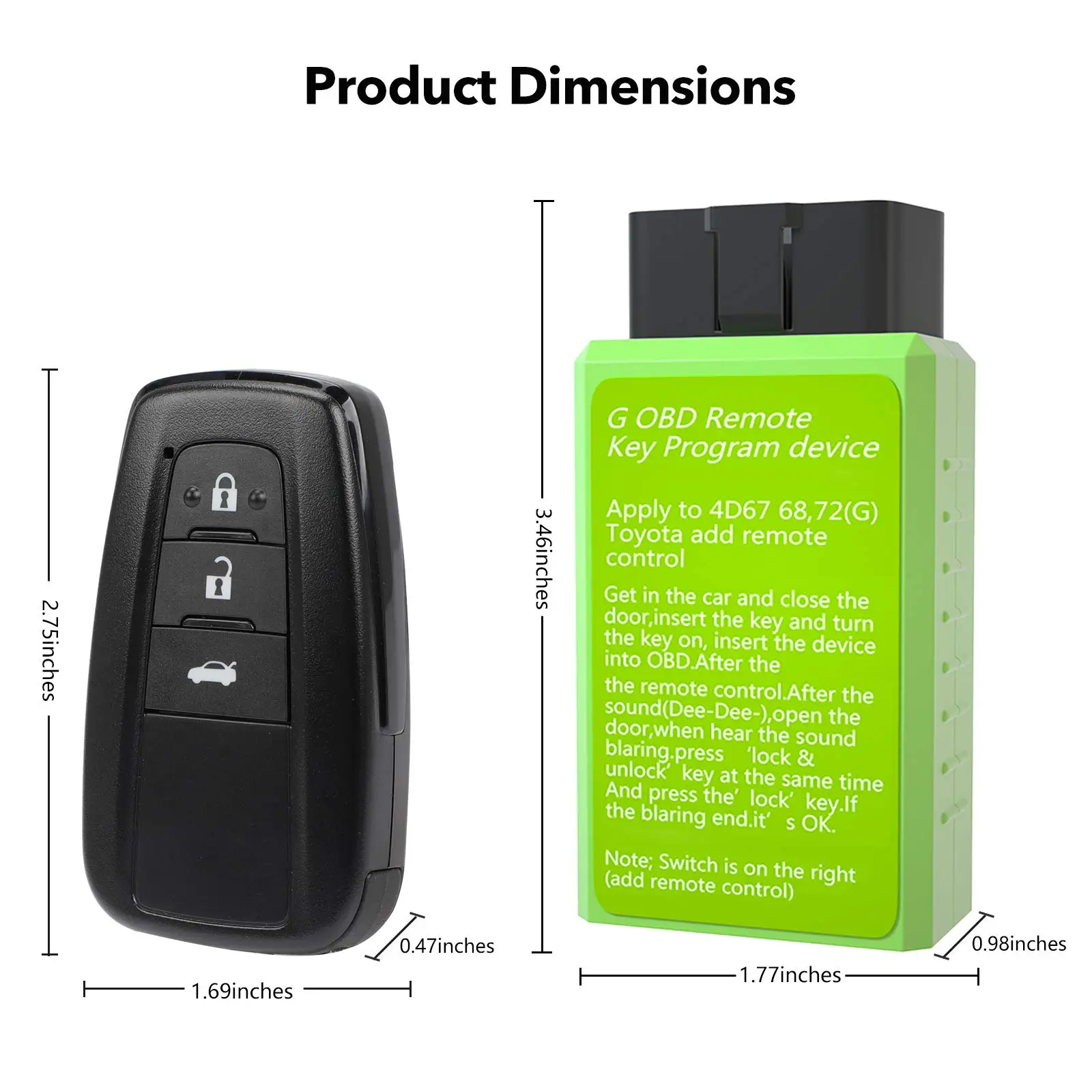 Smart Key Maker 4C/4D Chip & G/H Chip For Toyota Car OBD Remote Key Programming Tool Car Accessories Key Programmer Device