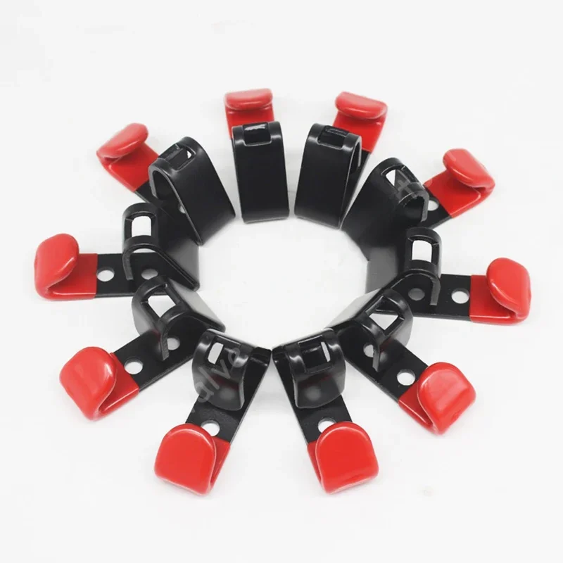 Crochet métallique de suspension de moyeu de jante de roue de pneu, support en métal présentoir de magasin, crochet de course mural 12 pièces