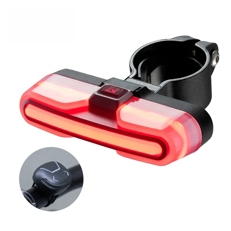 AliExpress ROCKBROS Bicycle Smart Rear Light Type-C Charging IPX6 Brake Sensor Auto Stop Cycling Taillight Warning Light Bike Accessories