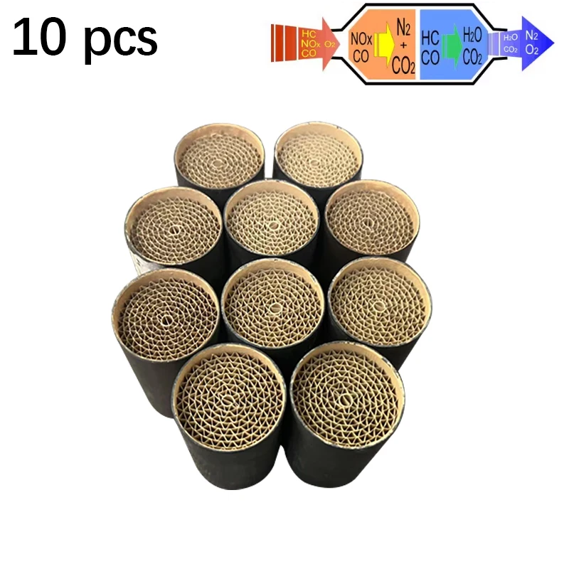 

35*60mm Exhaust Honeycomb Catalytic Converters Universal Motorcycle Metal Catalyst