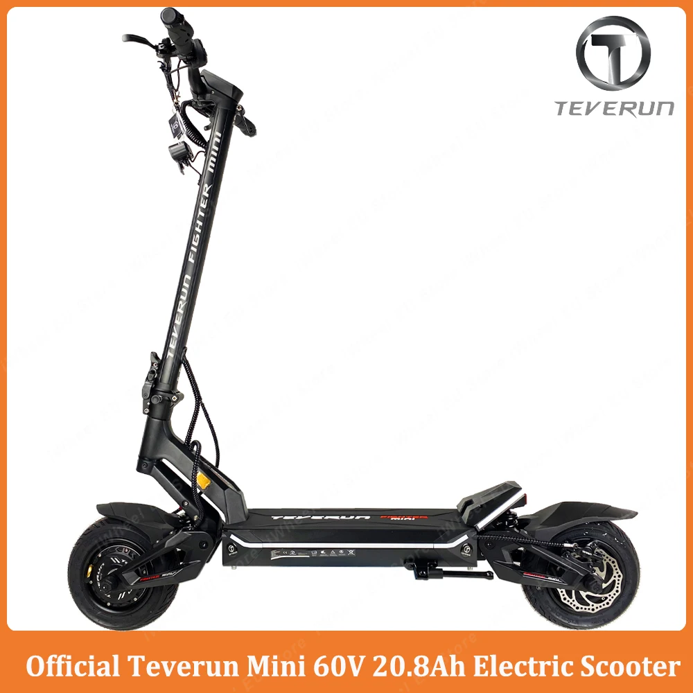 EU Stock Teverun Fighter Mini 52V 20.8Ah Smart BMS APP versione Dual Motor 2*1000W velocità massima 60 km/h Teverun Mini Scooter