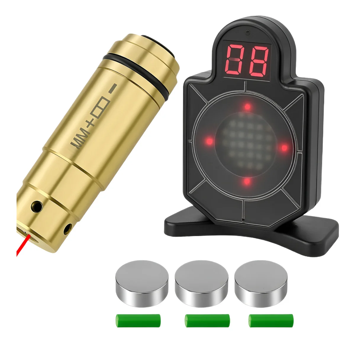 laser-cartridge-dry-workout-and-electronic-target-for-airsoft-calibers-9mm-38-380-40-45-dry-fire-full-precision-kit