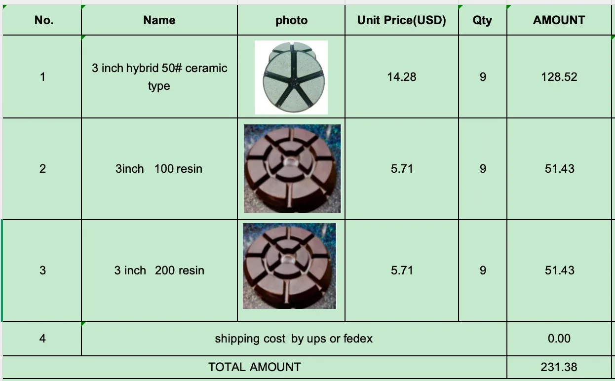 

specail order as photo