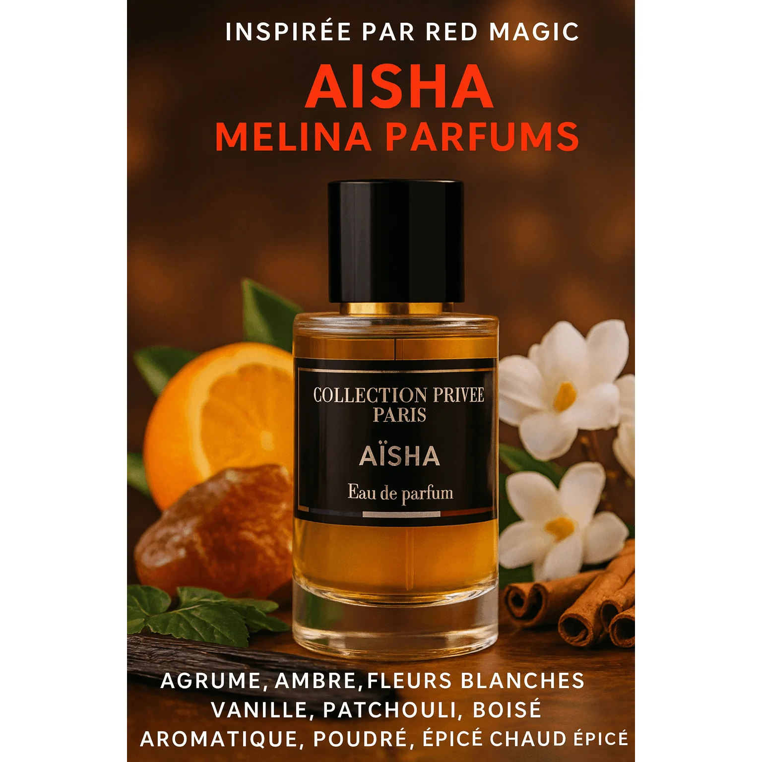 Collection Privée Aisha Eau de parfum mixte 50ml
