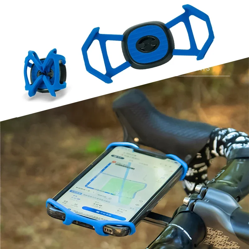 AliExpress Portable Bicycle Mobile Cellphone Holder Foldable Bike Phone Holder Motorcycle Phone Support for IPhone Samsung Xiaomi